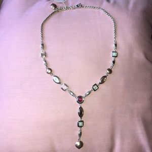 Monet adjustable beaded necklace